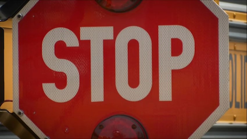 Generic School Bus Generic Stop Sign