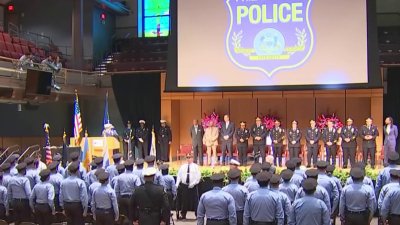 Dozens of new Philadelphia police officers graduate the academy